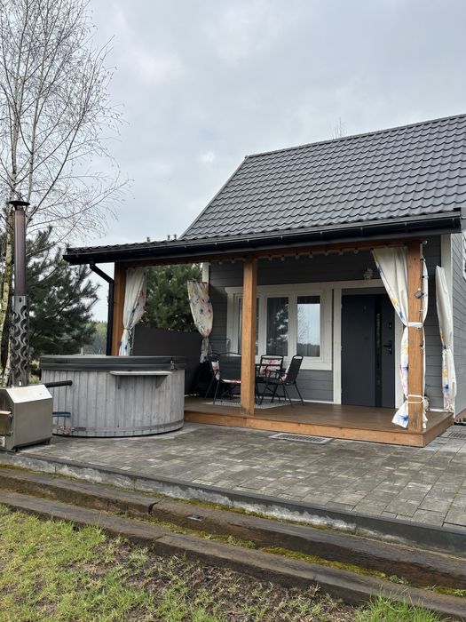 Dom letniskowy nad stawem do wynajęcia, Nowa Wieś