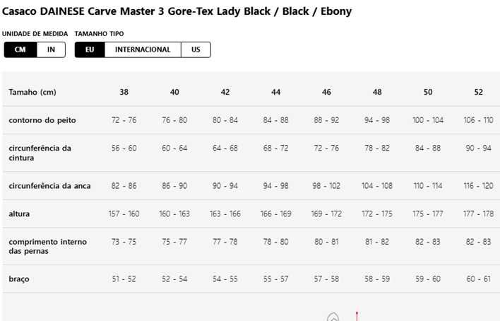 Fato Dainese Carve Master 3 Lady Gore Tex tam.46