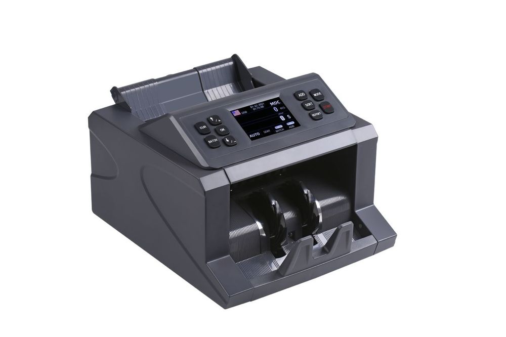 Nova! Máquina contar notas dinheiro valor total. Totalizadora