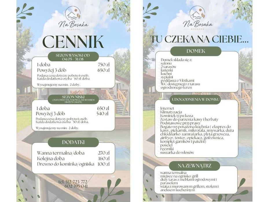 Domek nad jeziorem Na Bosaka | balia termalna | las | grill | do 9 osób
