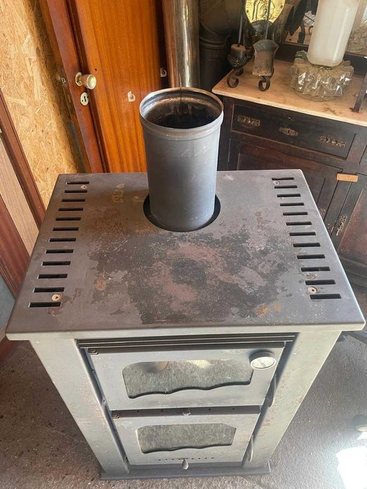 Recuperador de Calor a Lenha + Tubagem Inox – Oportunidade