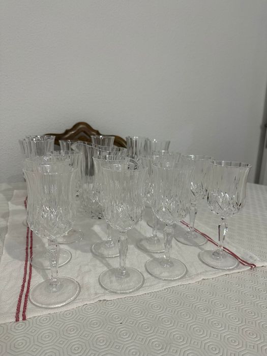 Copos + jarro cristal