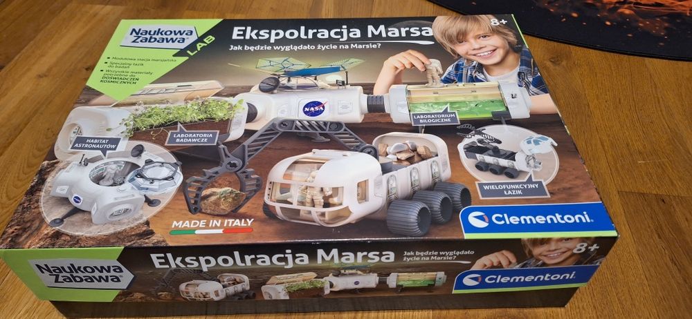 Clementoni Ekspolracja Marsa naukowa zabawa 8+