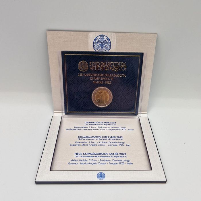 2022 "Papa Paulo IV" - 2€ Vaticano Coincard