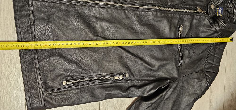 Goodyear męska XXL kurtka skórzana jak NOWA wymiary na foto