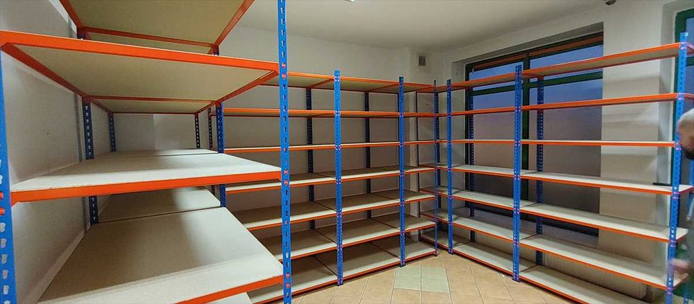 Regał metalowy stabilny mocna półka 157 kg - 6 półek