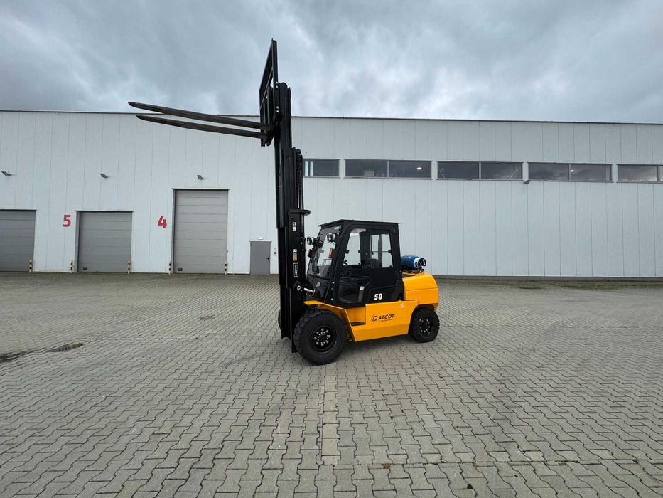 Wózek Widłowy z Kabiną Hangcha Seria R 5,0T 5,0M CPQYD50-RXW57 GM 165Mth