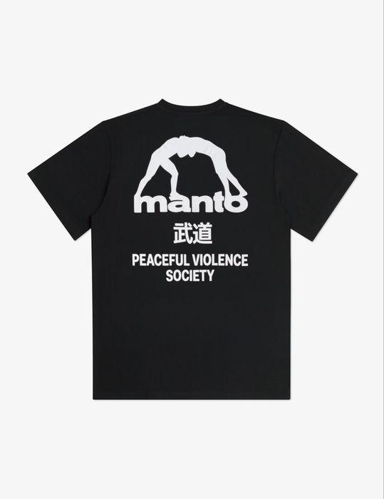 MANTO t-shirt SOCIETY czarny