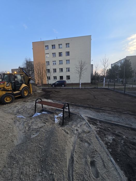 Usługi koparko ładowarką