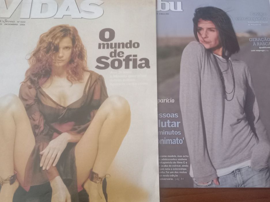 Sofia Aparício Super Model de 2001 a 2011 em capa de revista