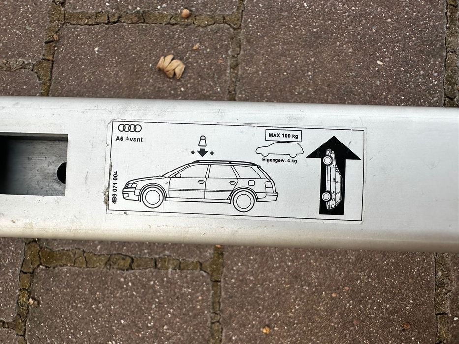 Bagażnik dachowy, bazowy, belki Audi A6 C5 Avant