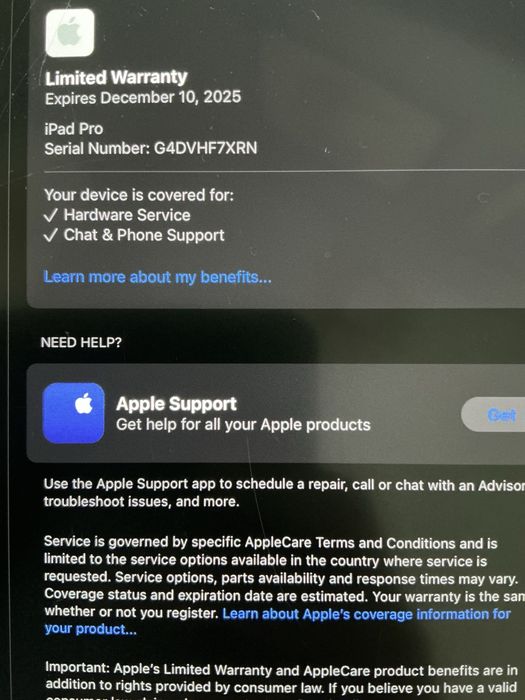Ipad pro M4 11” 256GB + Cellular
