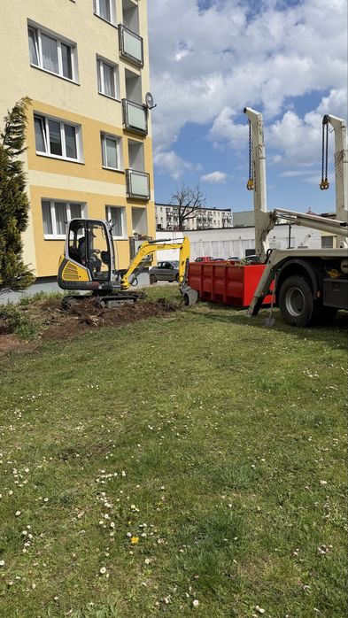 Usługi koparką , mini koparką , koparka