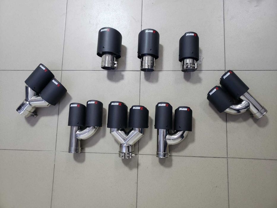 Насадки глушителя akrapovic , насадки на выхлоп акрапович