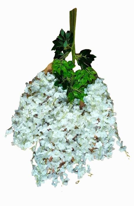 WISTERIA SZTUCZNA GLICYNIA – girlanda kwiatowa 4 kolory – dekoracja bluszcz