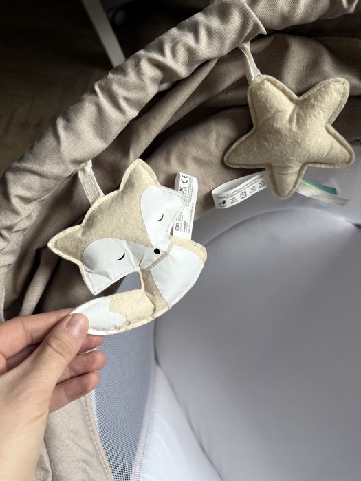 Kinderkraft kołyska łóżeczko bujaczek beżowa nowa niemowlę dziecko