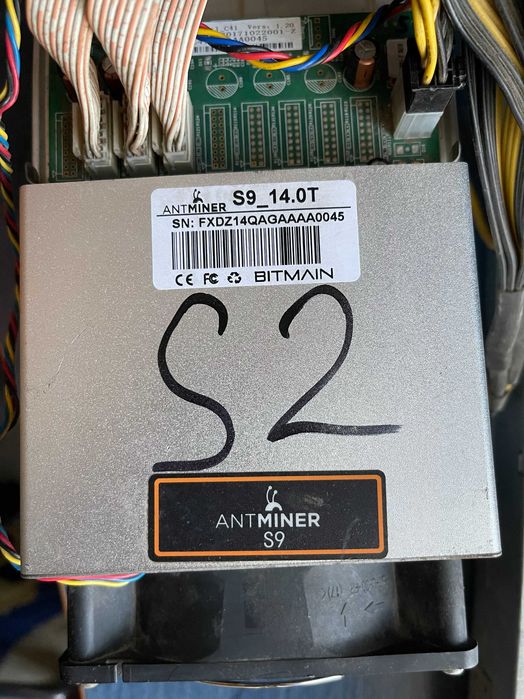 Продам один Asic Bitmain Antminer s9