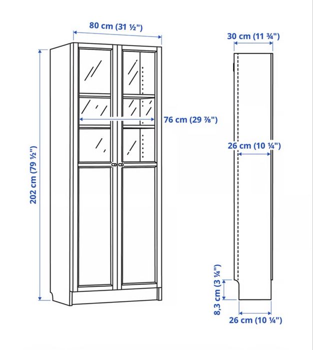 BILLY / OXBERG estante ikea