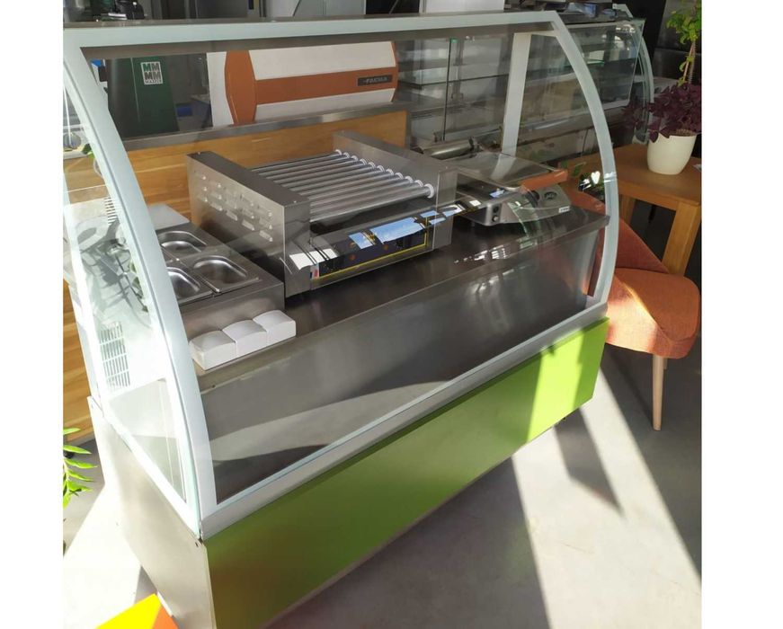 Witryna chłodnicza mroźnicza hot dog GP Production Gloria HD-150