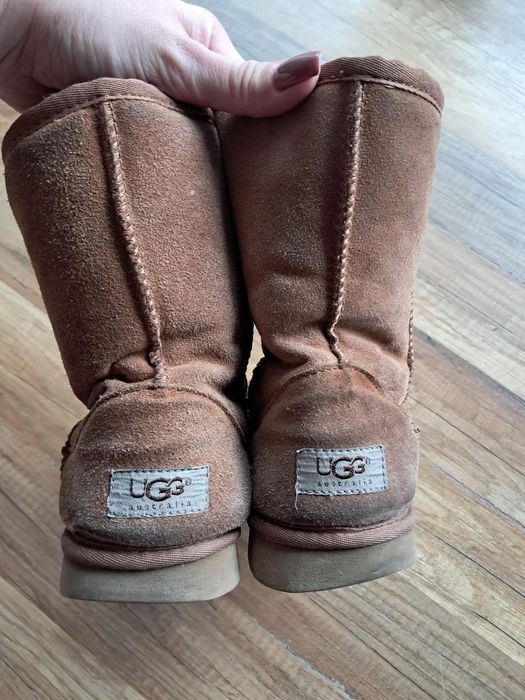 Ugg Classic short II 40 Australia uggi śniegowce skórzane brązowe zima