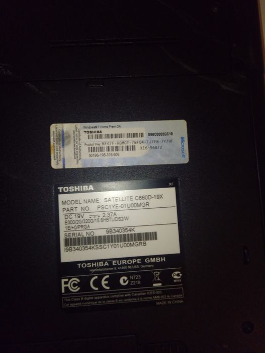 Ноутбук Asus Toshiba