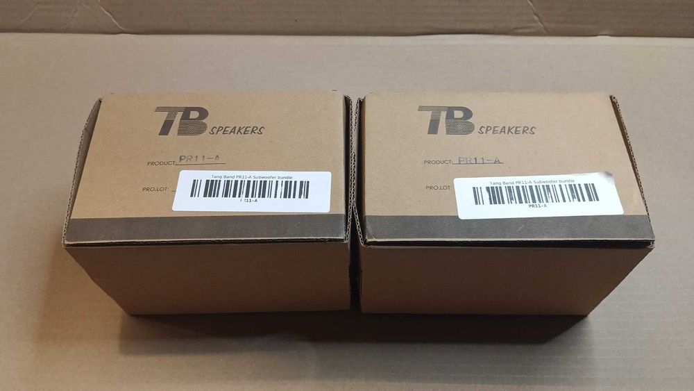 TB speakers Tang Band pr11-a