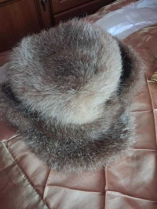 Czapka męska z nutrii,  jak nowa