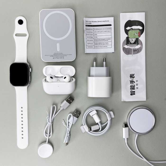 Комплект Megabox 6в1: Smart Watch + Air Pro + Power Bank ОПТ / ДРОП