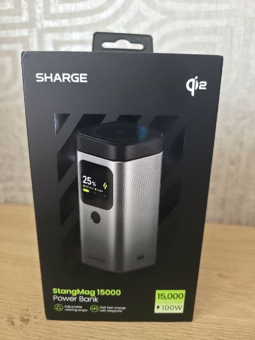 Повербанк SHARGE StangMag 15000 3 MagSafe, 100W, Qi2