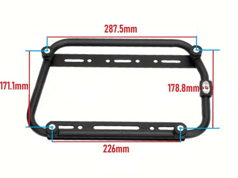 Uniwersalne stelaże motocyklowe kufrów bocznych SW-Motech