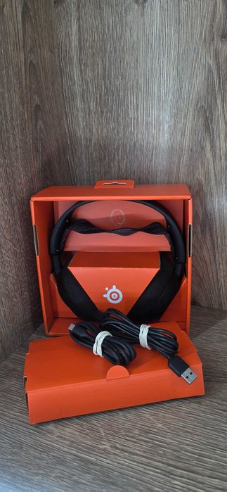 Słuchawki Przewodowe steelseries Arctis Nova 3 Czarne Kabel Typu C-C Adapter z USB-C