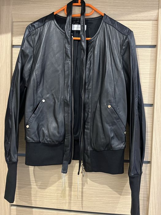 Кожаный пиджак Patrizia Pepe