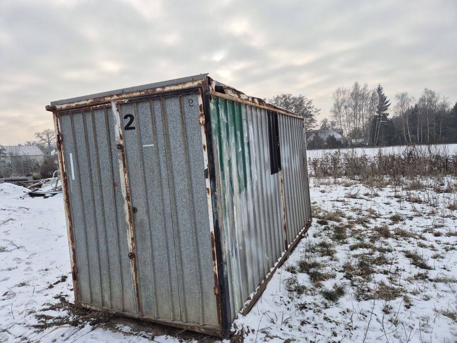 Kontenery, blaszak, magazyn, barak