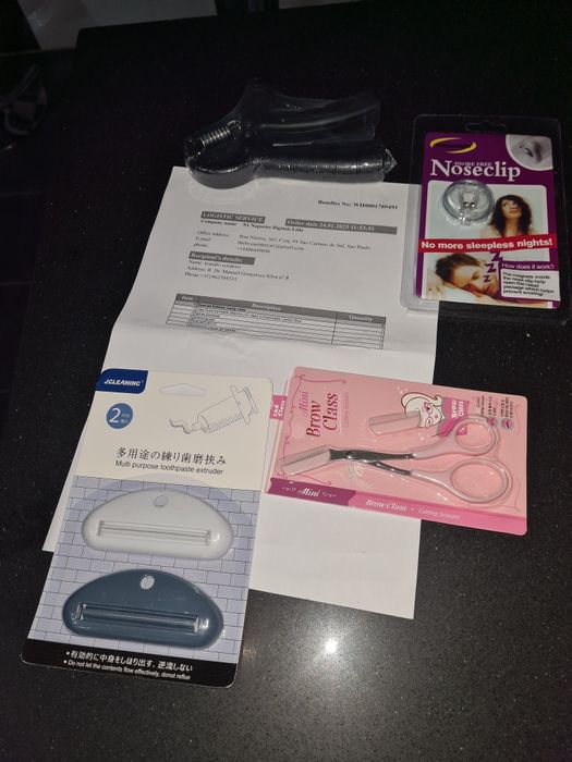 Vendo artigos que vinham na caixa surpresa da Amazon