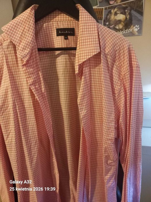 Koszula męska w rozm 45 w kratkę
