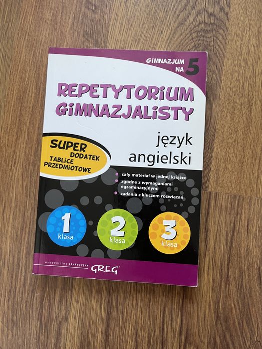 Repetytorium gimnazjalisty język angielski GREG