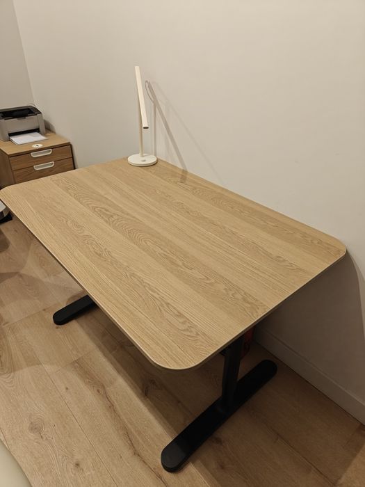 Biurko Ikea Bekant 120x80 Regulowana wysokość