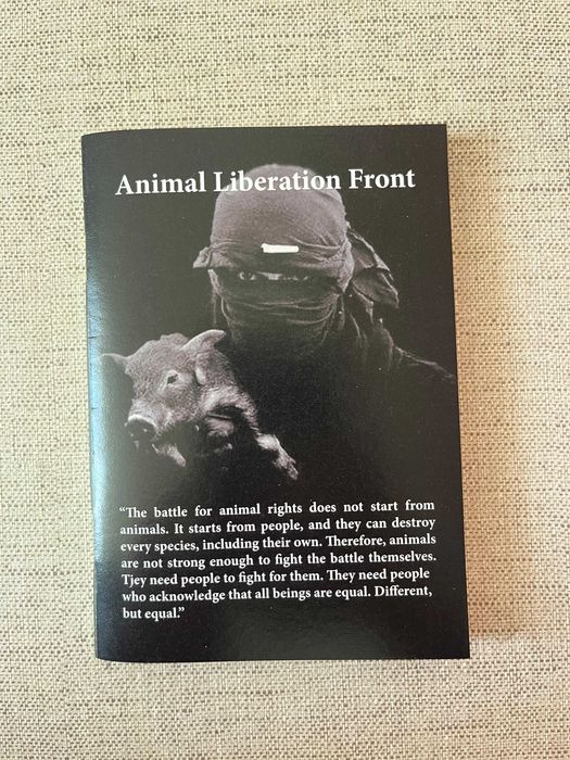 Caderno Temático Animal Liberation Front – Novo!