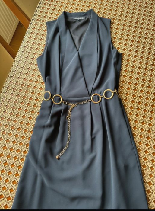 Sukienka elegancka NOWA z kieszeniami  Tommy Hilfiger roz 38/40