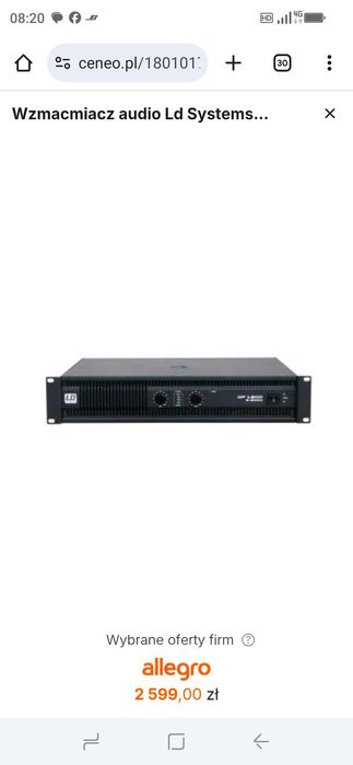 LD Systems DEEP2 1600 - Końcówka mocy PA 2 x 800 W