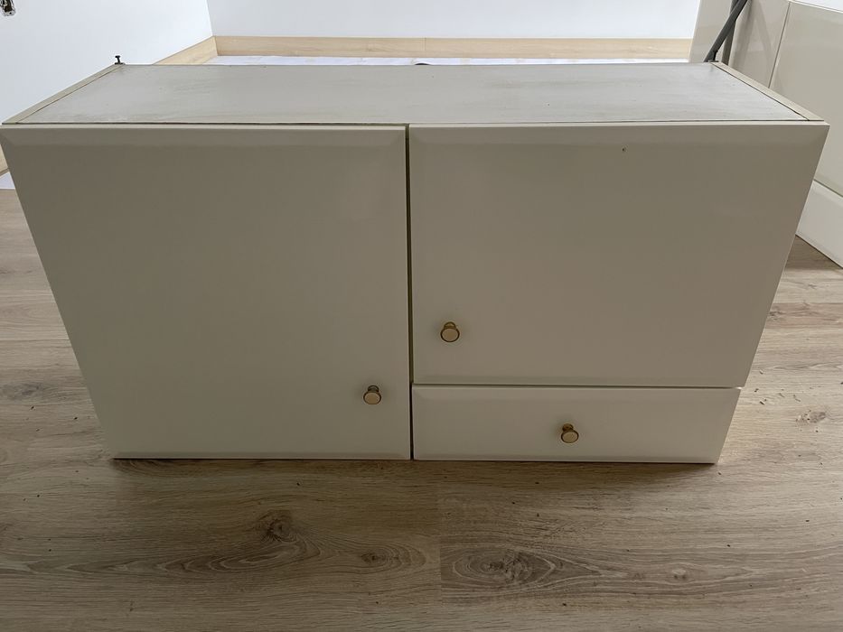 Armario branco com gaveta v2