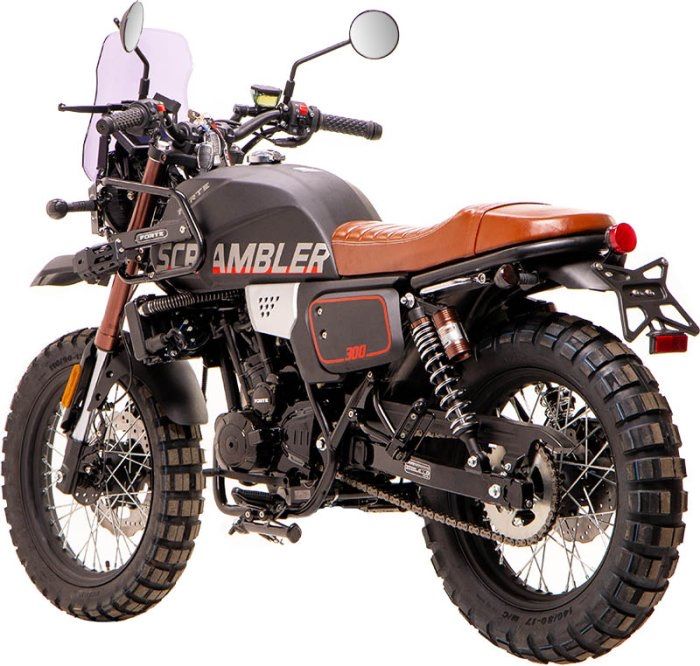 Новий FORTE FT300 F6P 2026 scrambler мотоцикл 300cc дорожній байк доставка по Україні Скрамблер