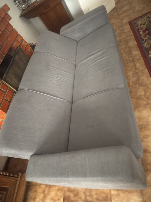 Sofa tecido 3 lugares Oportunidade Unica