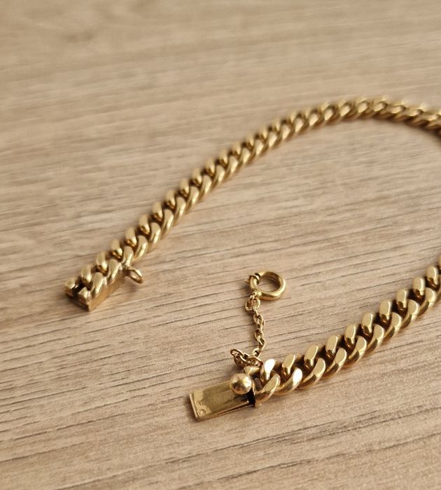 Pulseira em Ouro Malha Barbela 19.2k