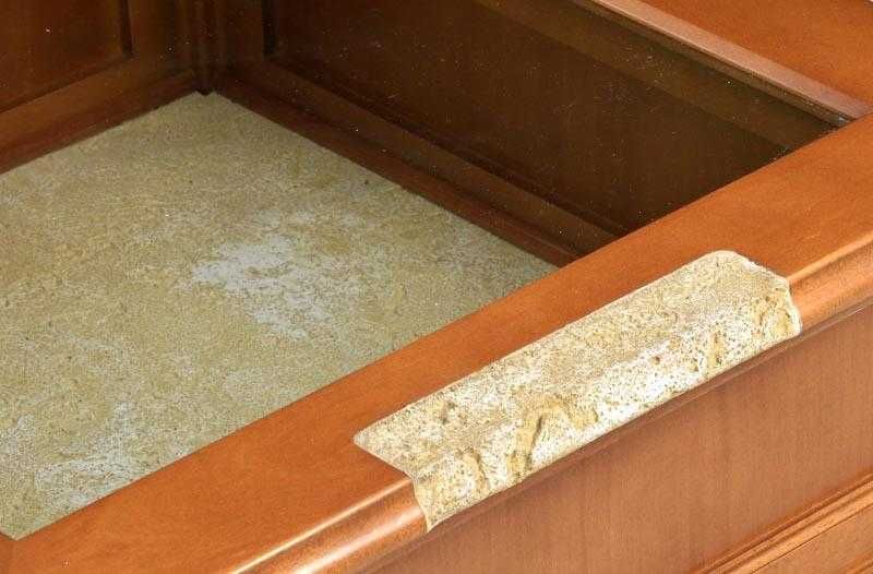 Mesa de centro madeira e pedra