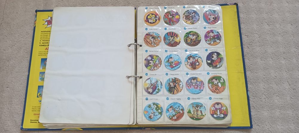 Caderneta tazos completa 1995