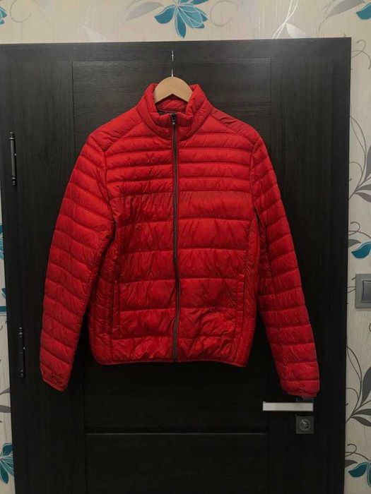 Kurtka Puchowa Michael Kors Czerwona Piękna Roz.M