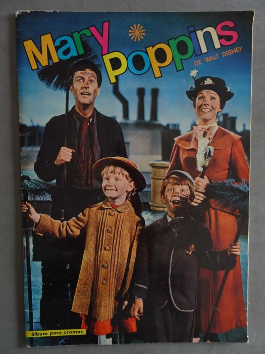 Caderneta de cromos Mary Poppins - APR (tem 25 cromos)