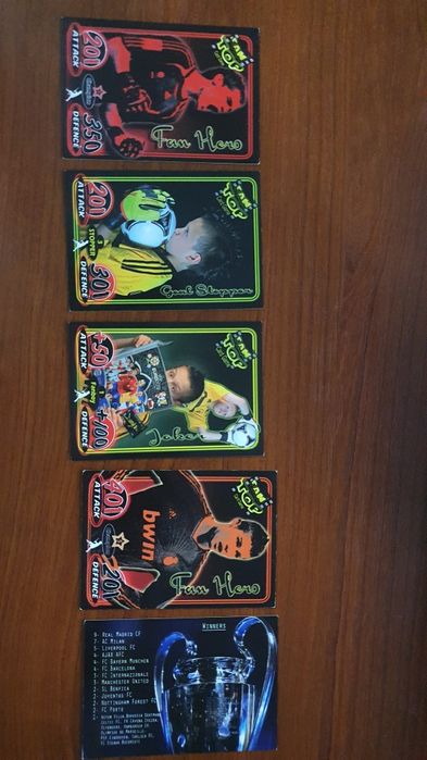 Karty z piłkarzami Fan Top
