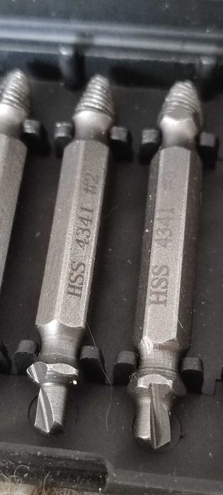 wykrętarki do śrub urwanych 6 elementów